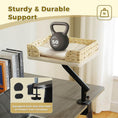 Load image into Gallery viewer, 360 Rotating Cat Desk Bed in plush white, detail of weight test on sturdy elevated perch, a sturdy cat tower for heavy cats.
