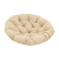 Load image into Gallery viewer, oat-linen-khaki-round-cushion-for-aura-swing-macrame-hanging-cat-bed