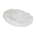 Load image into Gallery viewer, cloud-ivory-white-round-cushion-for-aura-swing-macrame-hanging-cat-bed