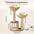 Load image into Gallery viewer, cat-tree-dimensions-the-hanami-duo-39-in-tall-wide-base