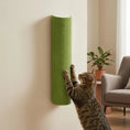 Load image into Gallery viewer, green-no-drill-wall-scratching-post-length-dimension-diagram-cat