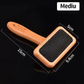 Load image into Gallery viewer, Spa-like bonding grooming session with MeowShelf Kanso ergonomic brush.