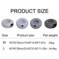 Load image into Gallery viewer, Clever zip-apart design of MeowShelf Pebble felt cat cave for easy cleaning.