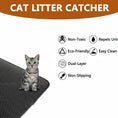 Load image into Gallery viewer, Side profile showing thick double layers of MeowShelf Tidy Step mat.
