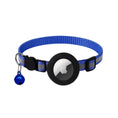 Load image into Gallery viewer, MeowShelf Vesper reflective AirTag breakaway collar with waterproof holder.