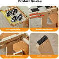 Load image into Gallery viewer, The Zenview Adjustable Wooden Cat Perch product shot, detail of heavy-duty hardware for sturdy cat shelves.