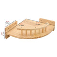 Load image into Gallery viewer, Skywalk curved cat wall shelf — sleek wall-mounted cat perch, modular cat wall furniture