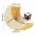 Load image into Gallery viewer, Skywalk classic promenade cat wall shelf — cushioned alcove, luxury cat perch for modular wall system