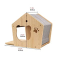 Load image into Gallery viewer, Skywalk Peek-a-Boo Box House, wall-mounted wooden cat house