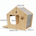 Load image into Gallery viewer, Skywalk wall-mounted cat condo — integrated cat cave component for modular cat wall system