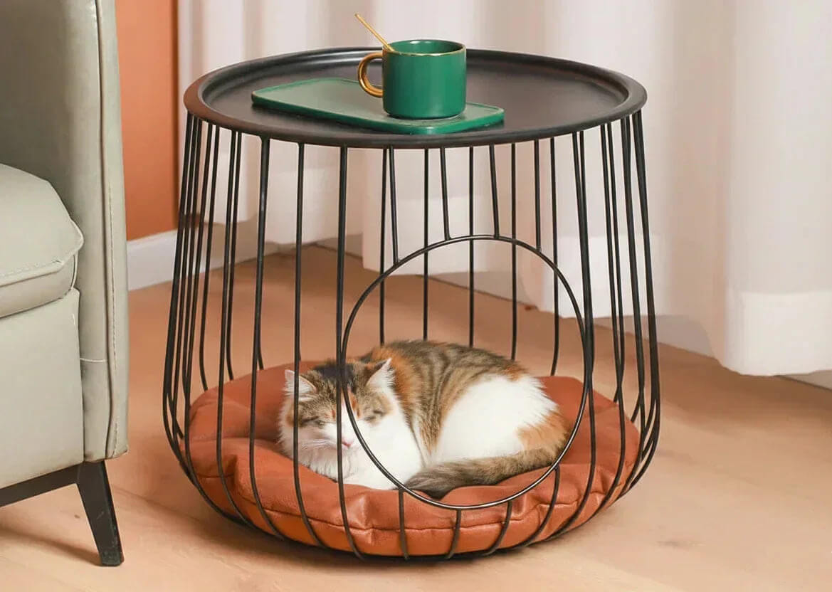 2-in-1 Cat Furniture: Side Tables & Scratchers