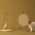 Load image into Gallery viewer, Enso 3-in-1 side-by-side comparison of the decorative arch with toy, for a chic cat furniture boutique.
