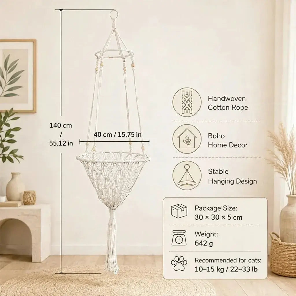 woven-basket-macrame-cat-hammock-aura-swing-large-40cm-size-guide