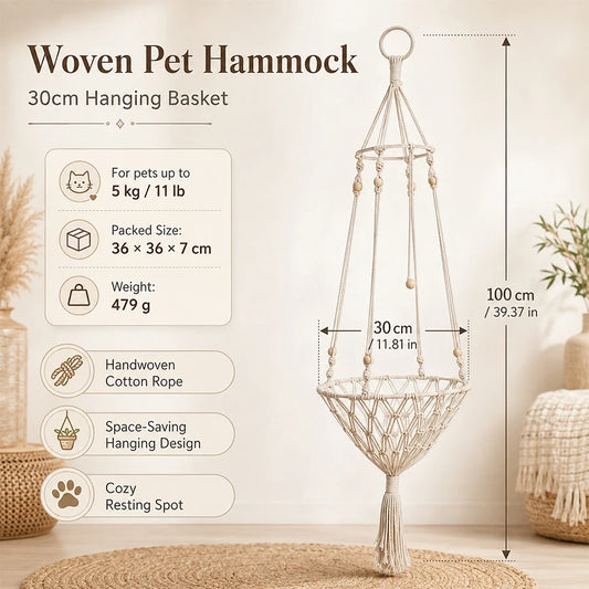 woven-basket-macrame-cat-hammock-aura-swing-medium-30cm-size-guide
