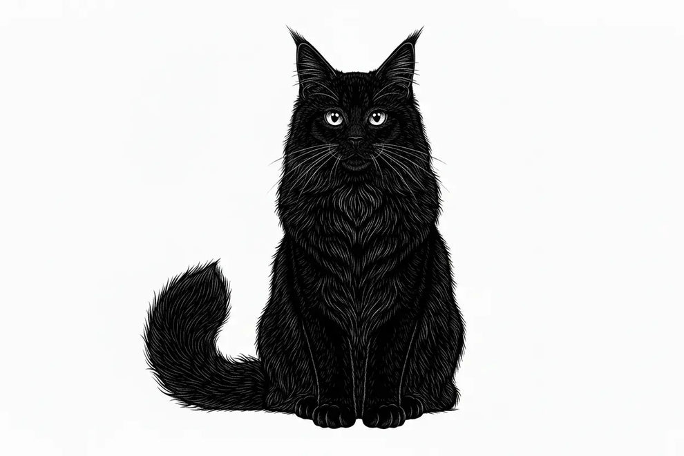 Main_coon_silhouette_black_and_white