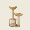 Load image into Gallery viewer, modern-cat-tree-the-hanami-duo-woven-baskets-white-background

