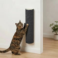Load image into Gallery viewer, dark-no-drill-wall-scratcher-diameter-dimension-diagram-cat-scratching

