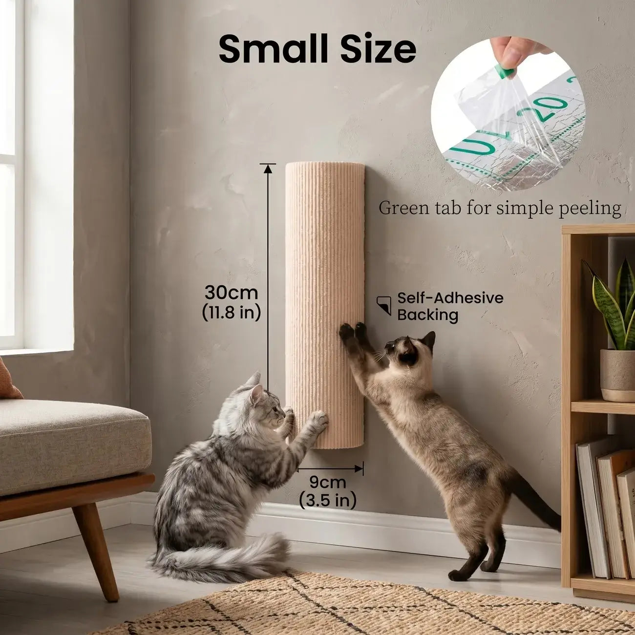 small-size-no-drill-wall-scratcher-mounted-compact-apartment-corner