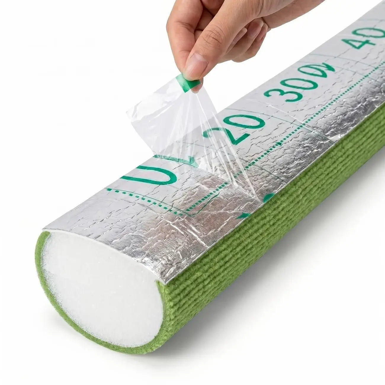 peeling-adhesive-backing-off-green-no-drill-scratching-post