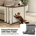Load image into Gallery viewer, couch protector with side table garrison maine coon scratching sofa guard
