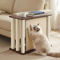 Load image into Gallery viewer, ragdoll cat scratching sisal panel garrison side table cream sofa
