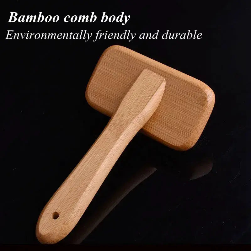 Japandi aesthetic wood design of MeowShelf Kanso cat grooming brush.