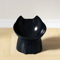 Load image into Gallery viewer, Top-down view of MeowShelf Neko aesthetic cat ear shape feeding bowl.

