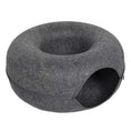 Load image into Gallery viewer, Anti-deformation premium felt construction of MeowShelf Pebble cat tunnel.
