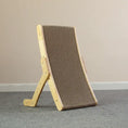 Load image into Gallery viewer, MeowShelf Trio 3-in-1 convertible wooden cat scratcher and lounge bed.
