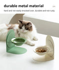 Load image into Gallery viewer, Aesthetic room setup featuring MeowShelf Aura luxe magnetic cat bowl.
