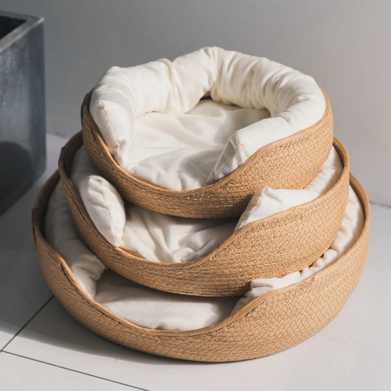 Detachable cloud-like PP cotton cushion for MeowShelf Breeze Nest cat bed.