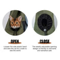 Load image into Gallery viewer, Top-down view showing the spacious interior and breathable mesh of the cat travel bag.

