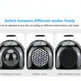 Load image into Gallery viewer, Owner hiking with cat in MeowShelf Panorama clear space capsule backpack.
