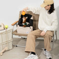 Load image into Gallery viewer, Side profile of ergonomic MeowShelf Roamer featherweight cat backpack.
