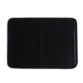Dimensions guide for MeowShelf Tidy Step honeycomb cat litter trapping mat.