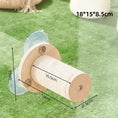 Load image into Gallery viewer, Vista Floating Park cat perch dimensions — no-drill window lounge size guide

