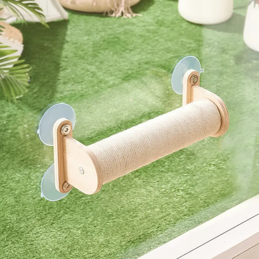 Natural sisal scratcher roll — replaceable scratching accessory for cat window perch