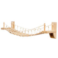 Load image into Gallery viewer, side-view-the-highline-wall-mounted-cat-bridge-gentle-natural-sag
