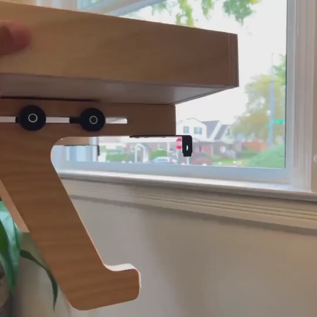 Cat Window Perch Sturdy Support Legs Holds Two Cats Easy Install