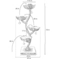 Load image into Gallery viewer, Lotus Tower 2 in Japandi Rattan, product shot technical drawing of the multi-tiered structure, a large cat tree for active climbers.
