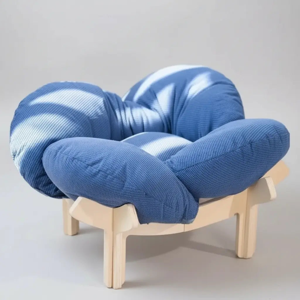 navy-blue-fluffy-cloud-cat-bed-on-natural-wood-stand