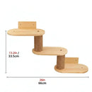 Skywalk modular cat wall steps — floating cat shelves, step-formation cat wall climbing system