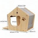 Skywalk wall-mounted cat condo — integrated cat cave component for modular cat wall system